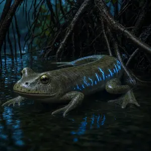 Electric eel + Frog